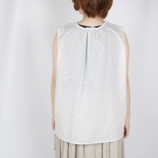 画像2: DIARIES DOT BACK GATHER SLEEVELESS 2色 (2)