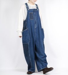 画像5: tumugu: 10ozデニムサロペット FADE BLUE (5)