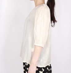 画像14: Gauze＃GATHER SLEEVE MODERNIST BLOUSE 3色 (14)
