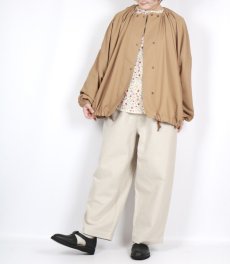 画像11: LUEUF GATHER NECK WIDE BLOUSON 2色 (11)