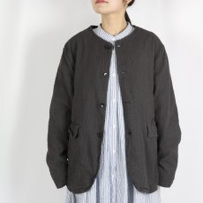 画像6: Vas-y Lentement　SEERSUCKER PLAIN OVERDYE SIDE VENTS NO COLLAR JACKET　2色 (6)