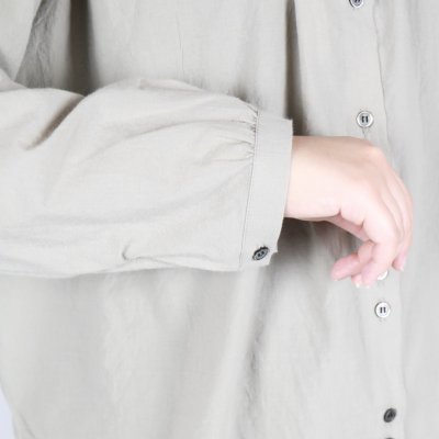 画像2: nachukara 東炊きローン 2wayフリルブラウス 3色