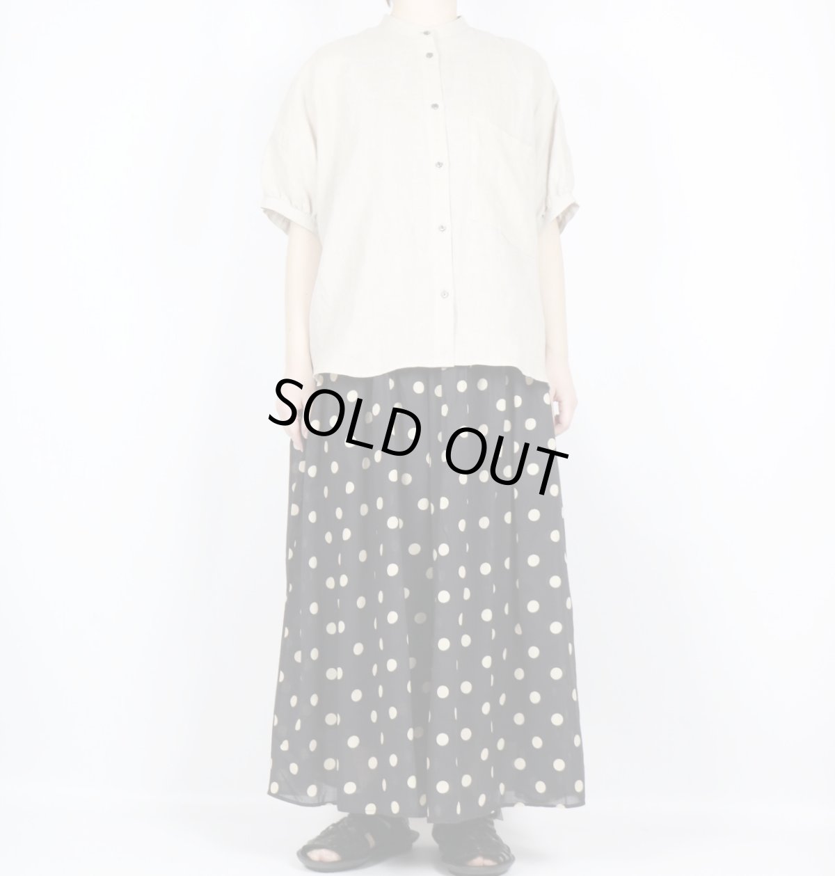 画像9: SOIL  80s COTTON VOILE DOT PRINT CULOTTES　２SIZE (9)