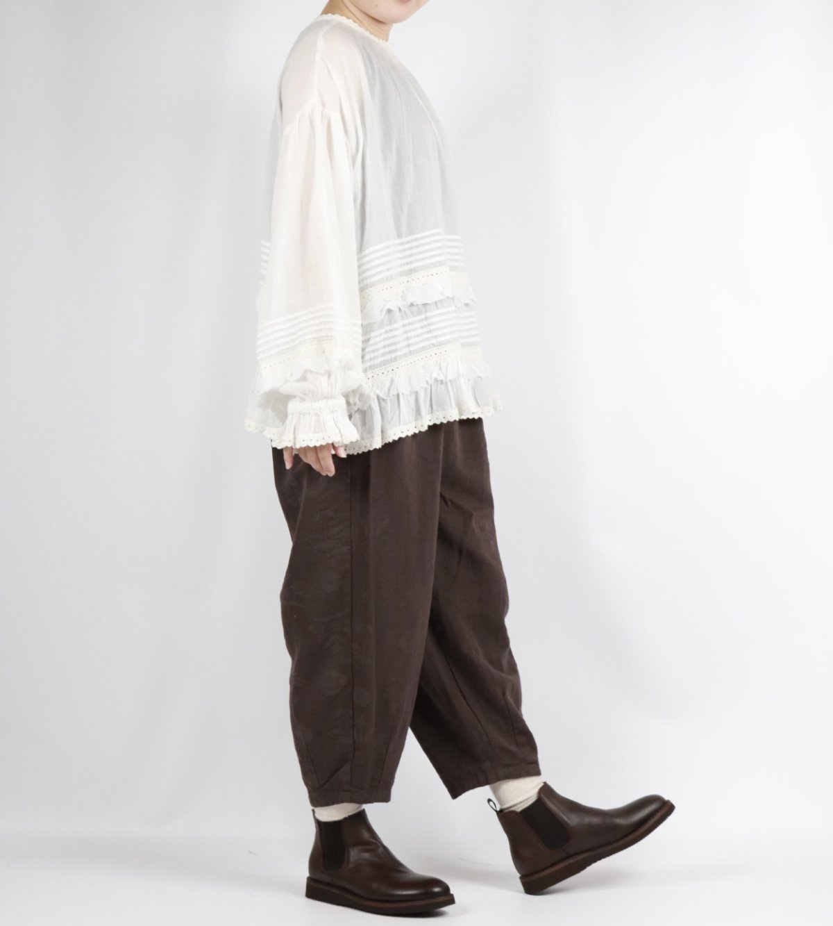 画像5: tumugu: カディコットン2Wayプルオーバー 3色 (5)