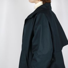 画像28: NARU 40/2コットンギャバ ショートトレンチコート　2色 (28)