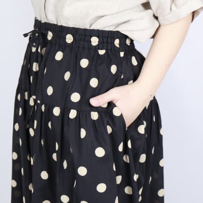 画像2: SOIL  80s COTTON VOILE DOT PRINT CULOTTES　２SIZE