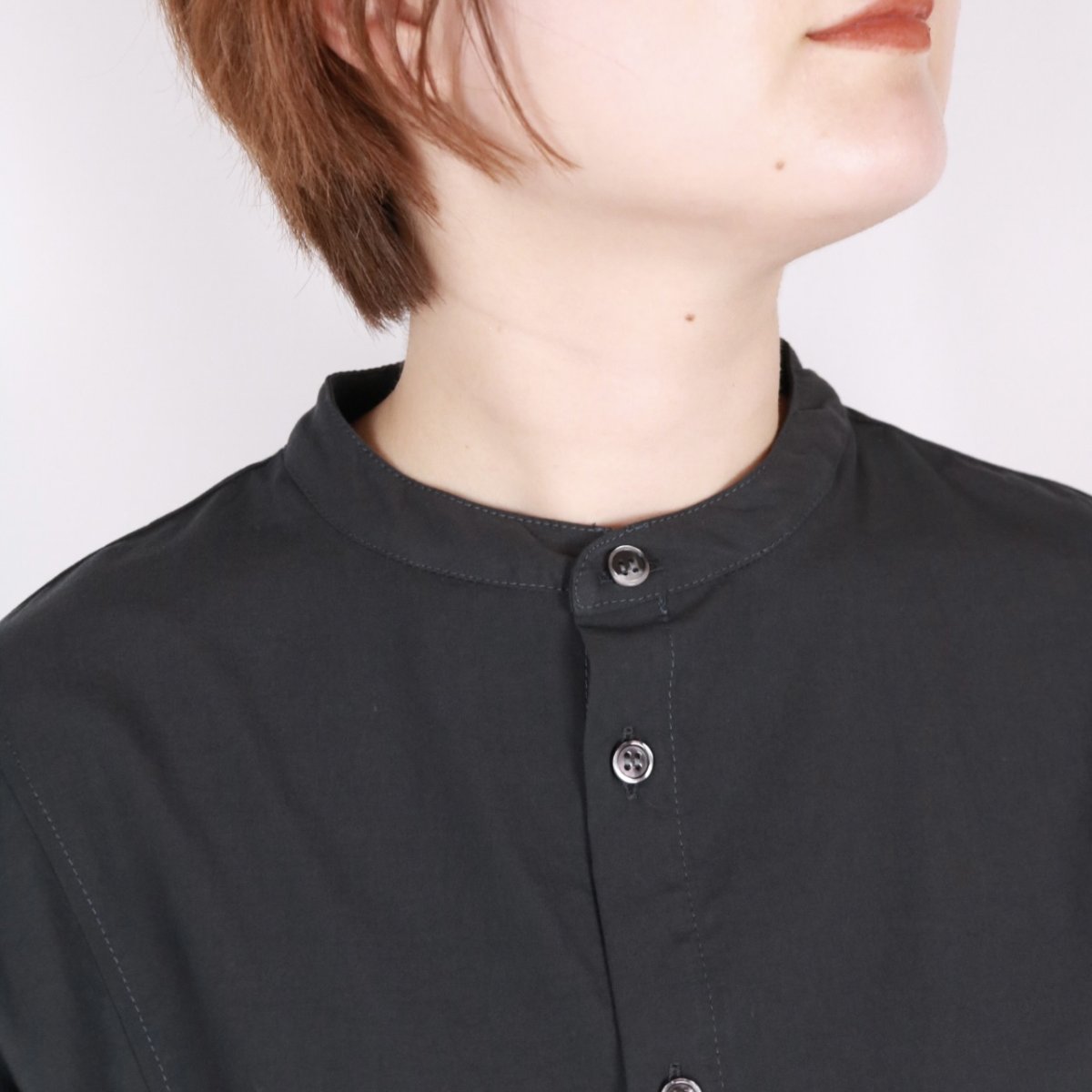 画像32: NARU 近江晒50sブロード 袖ボリュームシャツ 3色 (32)