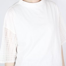 画像10: nachukara ナチュラル天竺袖コンビTシャツ　2色 (10)