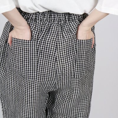 画像2: SOIL  60s LINEN CHECK EASY PANTS  