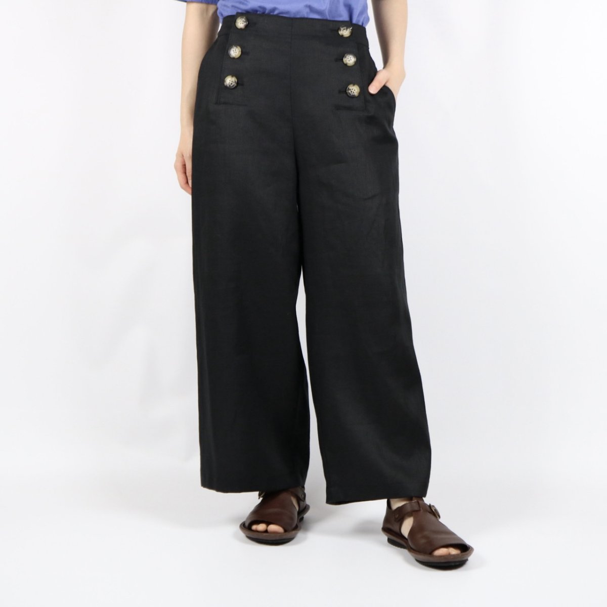 画像23:  30%OFF SALE!  Vent d'ouest   フレンチリネン マリンパンツ   3色 (23)