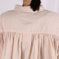 画像18: tumugu 太番手ステッチコットンリネンボイルシャツ 2色 (18)