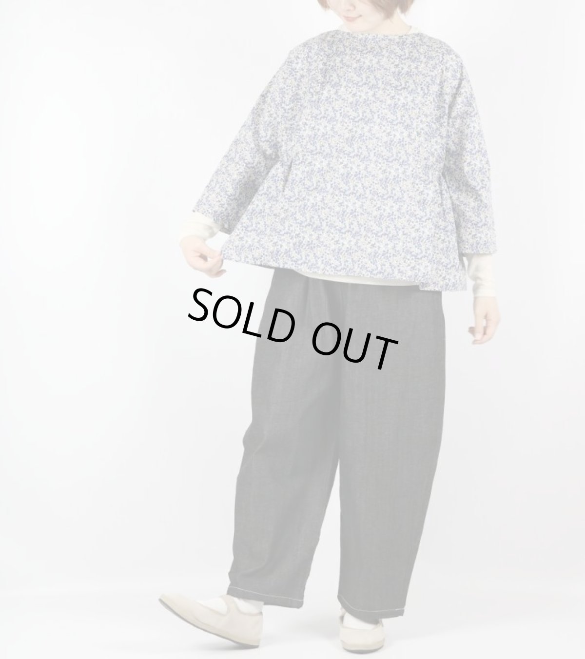 画像5: NARU 8ozムラデニムエッグパンツ 2色 (5)