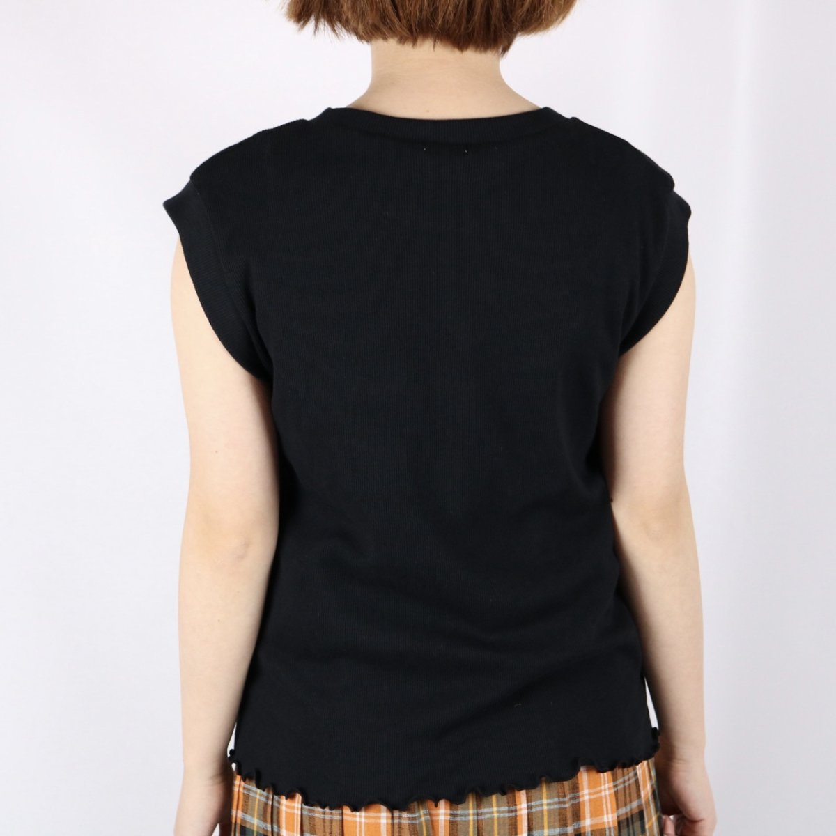 画像23: LUEUF 　INDIA COTTON  テレコフリルタンクトップ　4色 (23)