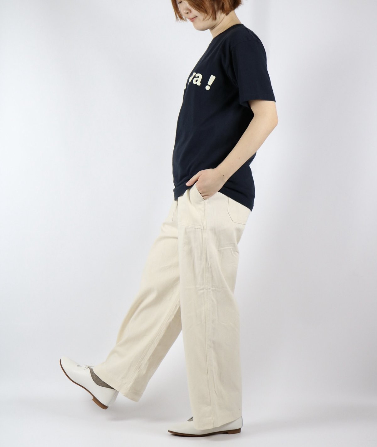 画像9: 20%OFF SALE!  Vent d'ouest コットンロゴTシャツ『On y va!』3色 (9)