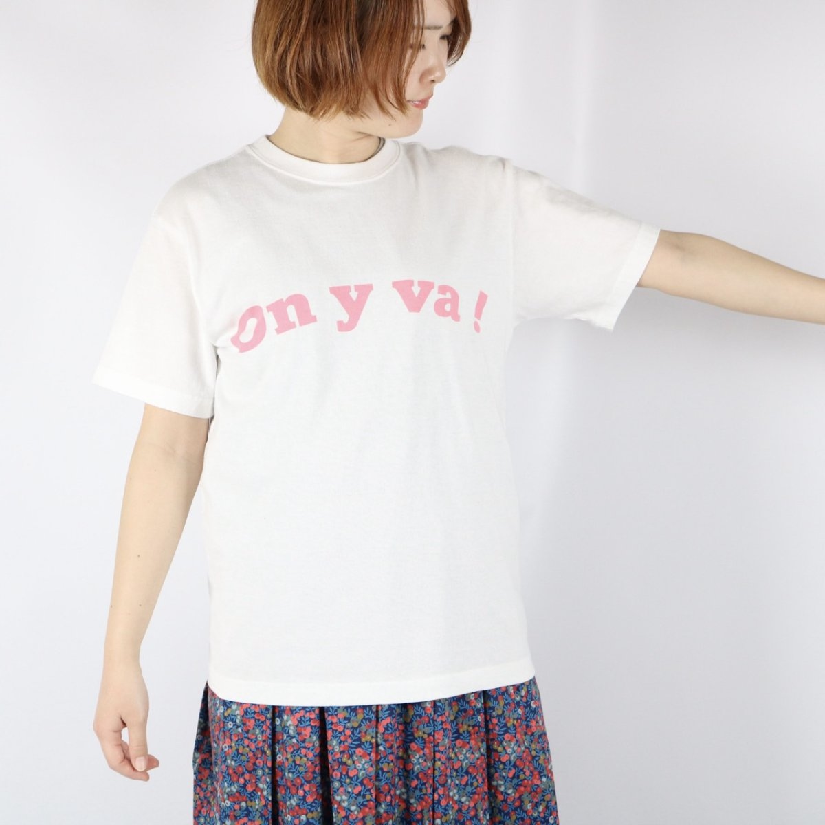 画像19: 20%OFF SALE!  Vent d'ouest コットンロゴTシャツ『On y va!』3色 (19)