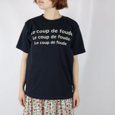 画像14: Vent d'ouest コットンロゴTシャツ『Le coup de foude』2色 (14)