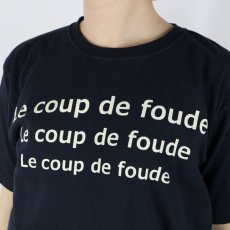 画像17: Vent d'ouest コットンロゴTシャツ『Le coup de foude』2色 (17)