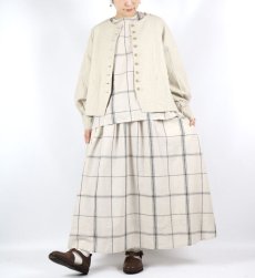 画像15: tukuroi  綿麻平織ボリューム袖 ジャケット 2色 (15)