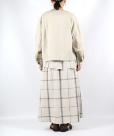 画像17: tukuroi  綿麻平織ボリューム袖 ジャケット 2色 (17)