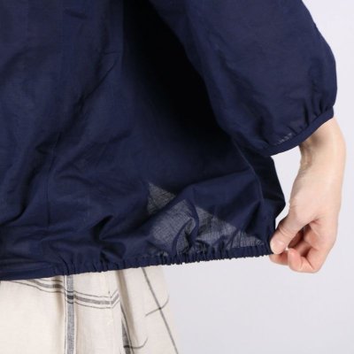 画像2: nachukara  コットンシャーリング裾バルーンプルオーバー  4色