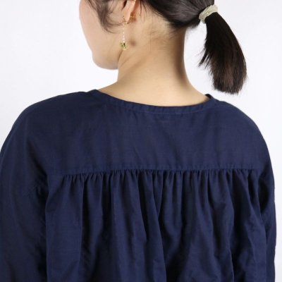 画像1: nachukara  コットンシャーリング裾バルーンプルオーバー  4色