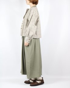 画像3: tukuroi  綿麻平織ボリューム袖 ジャケット 2色 (3)