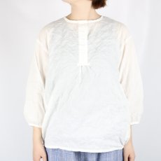 画像1: nachukara  コットンシャーリング裾バルーンプルオーバー  4色 (1)