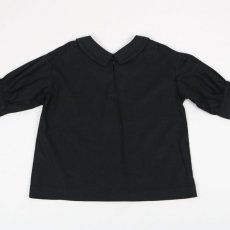 画像13: 30%OFF SALE　ROBE de PEAU ブリリアントコットンリネンブラウス   BLACK (13)