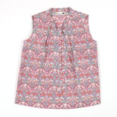 画像21: 40%OFF SALE   Michel Beaudouin LIBERTYタナローンSUMMER ノースリーブブラウス 2色 (21)