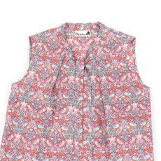 画像22: 40%OFF SALE   Michel Beaudouin LIBERTYタナローンSUMMER ノースリーブブラウス 2色 (22)