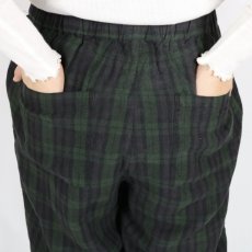 画像30: nachukara　リネンチェック ツータックパンツ  3柄 (30)