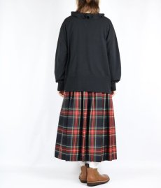 画像11: O'neil of Dublin   WORSTED WOOL LOW WAIST PLEATS WRAP SKIRT LENGTH 80cm (WITH PIN) 3色 (11)