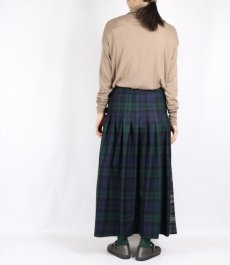 画像8: O'neil of Dublin LOW WAIST PLEATS WRAP SKIRT LENGTH 80cm (WITH PIN) (8)