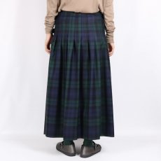 画像3: O'neil of Dublin LOW WAIST PLEATS WRAP SKIRT LENGTH 80cm (WITH PIN) (3)