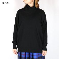 画像10: SOIL   COTTON / WOOL / CASHMERE TURTLE NECK  4色 (10)