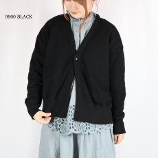 画像18: SOIL FRENCH TERRY V-NECK 1 BUTTON CARDIGAN　3色 (18)