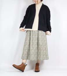 画像4: SOIL FRENCH TERRY V-NECK 1 BUTTON CARDIGAN　3色 (4)