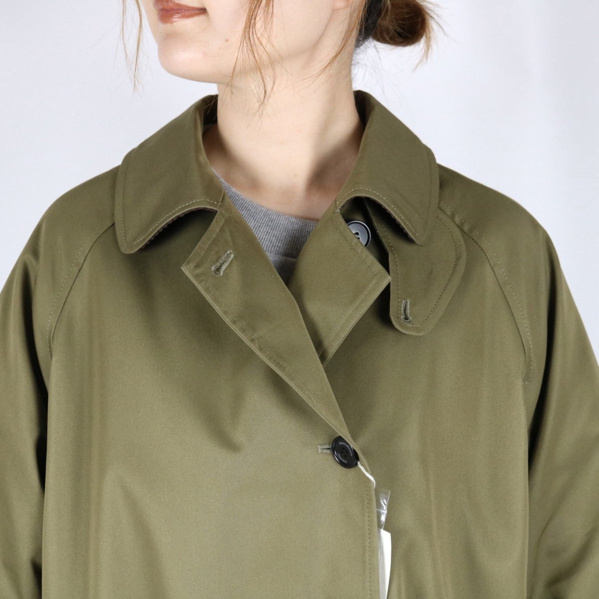 画像9:  Michel Beaudouin  ロングコート KHAKI (9)