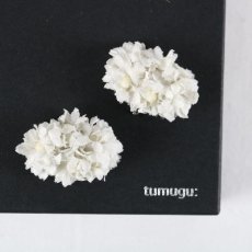画像2: tumugu;×アトリエ染花  コットンサテンイヤリング (2)