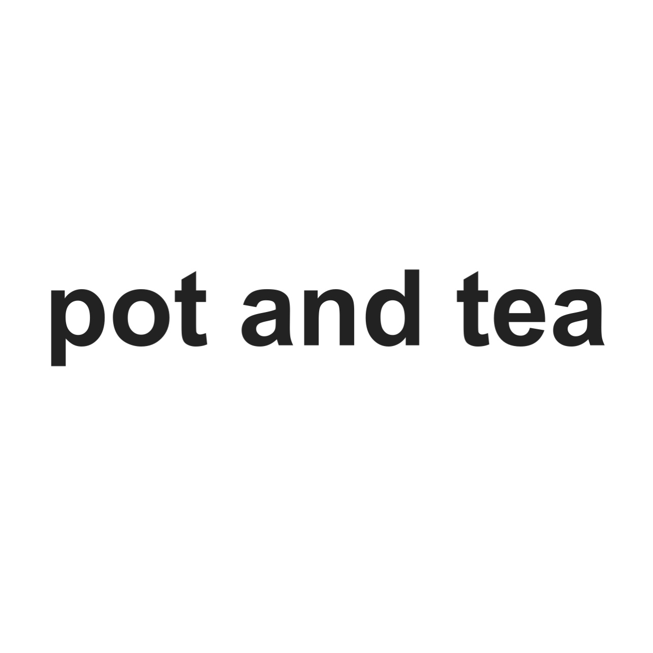 pot and tea
