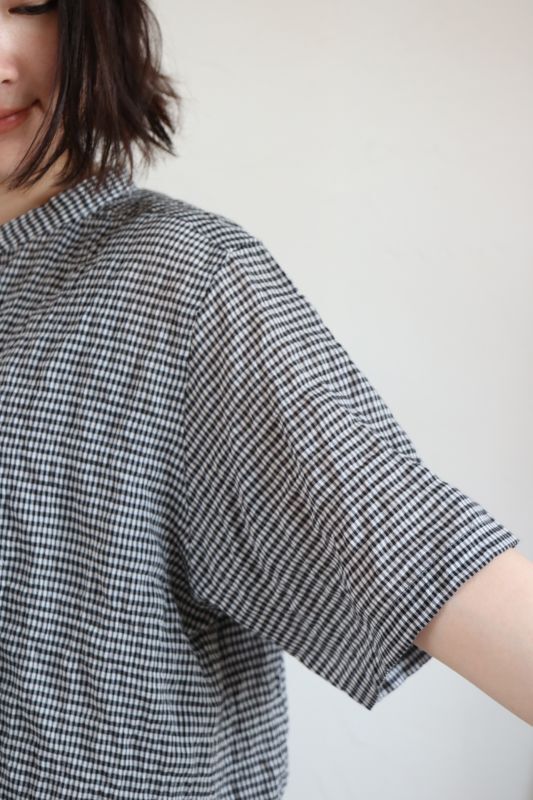 画像3: nachukara スタンドカラーシャツ 半袖
