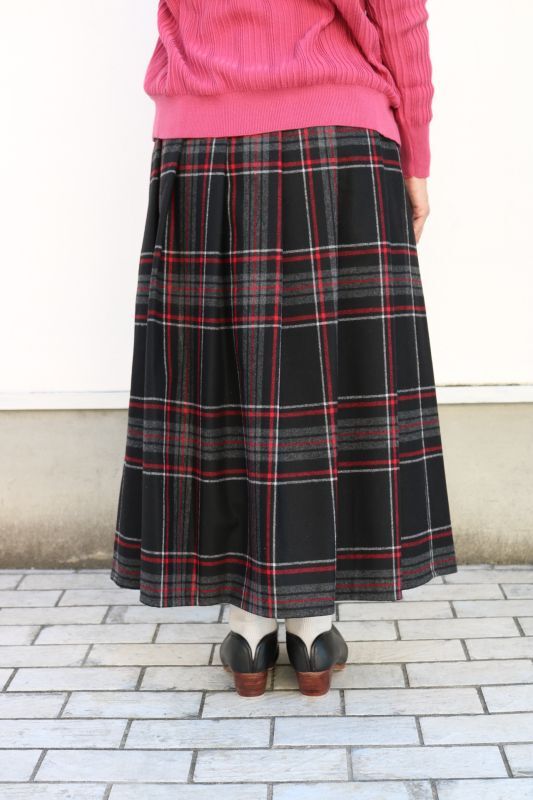 画像4: O'neil of Dublin ウール/ポリエステル　ソフトプリーツスカート 83cm丈 BLOKWP