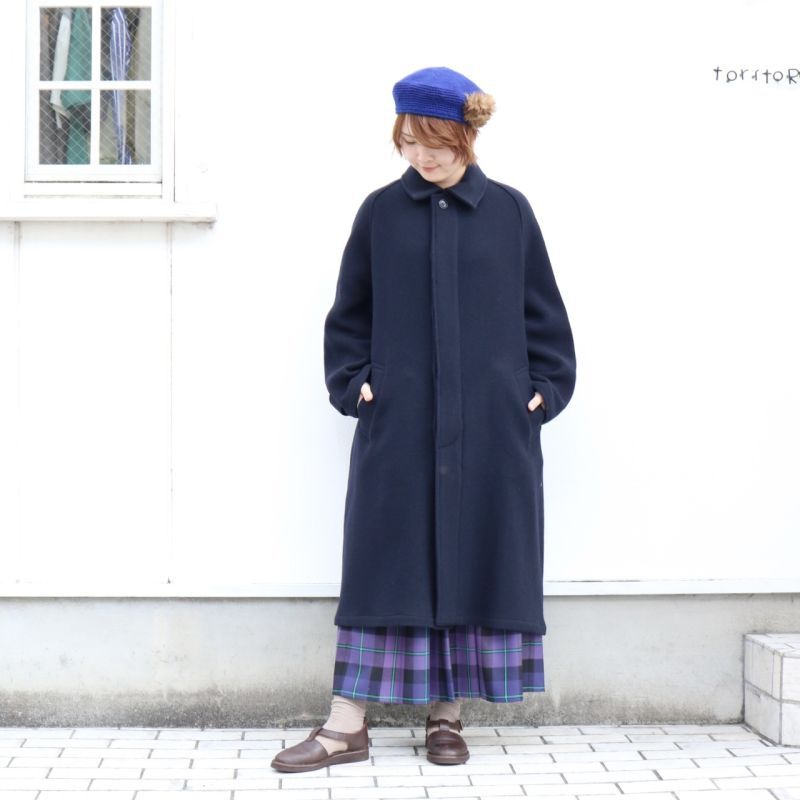 HTS HEAVY WEIGHT WOOL TWILL BALMACAAN COAT - toritoRu