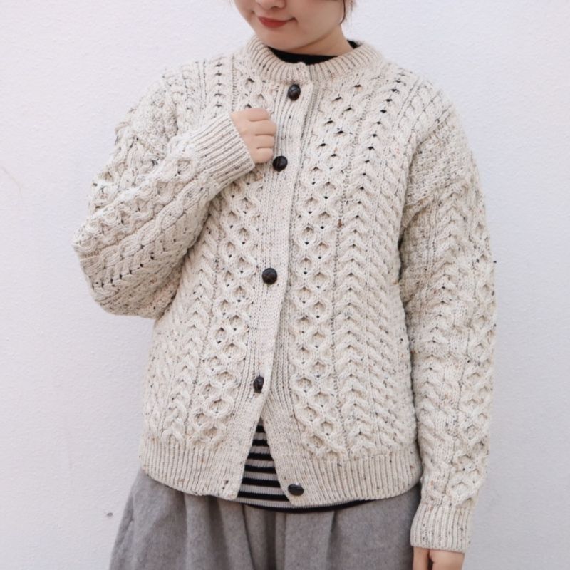 Aran Woollen Mills ケーブル カーディガン - toritoRu