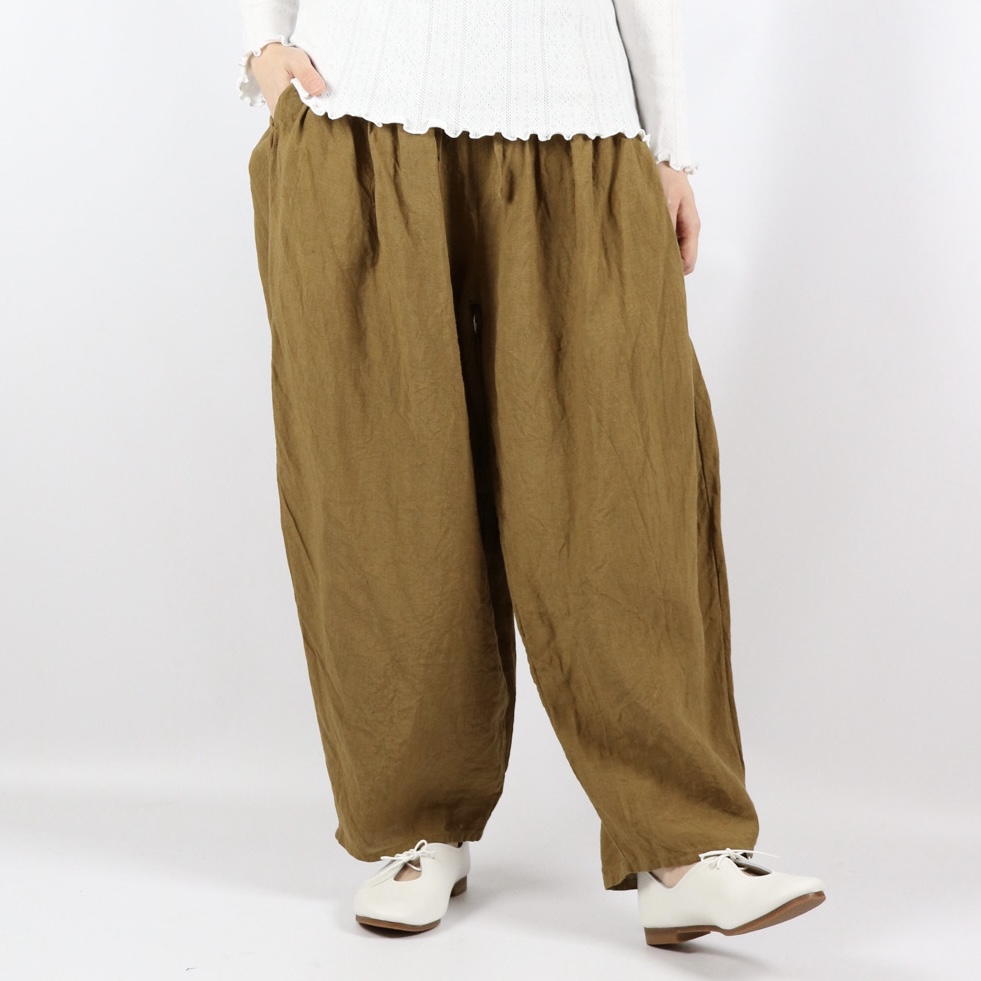 Gauze# SOLEIL LINEN KLIMT PANTS 2色 - toritoRu