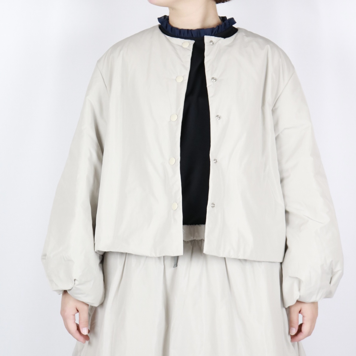 画像1: Gauze#  ランタンスリーブライトコズミックジャケット 2色 (1)