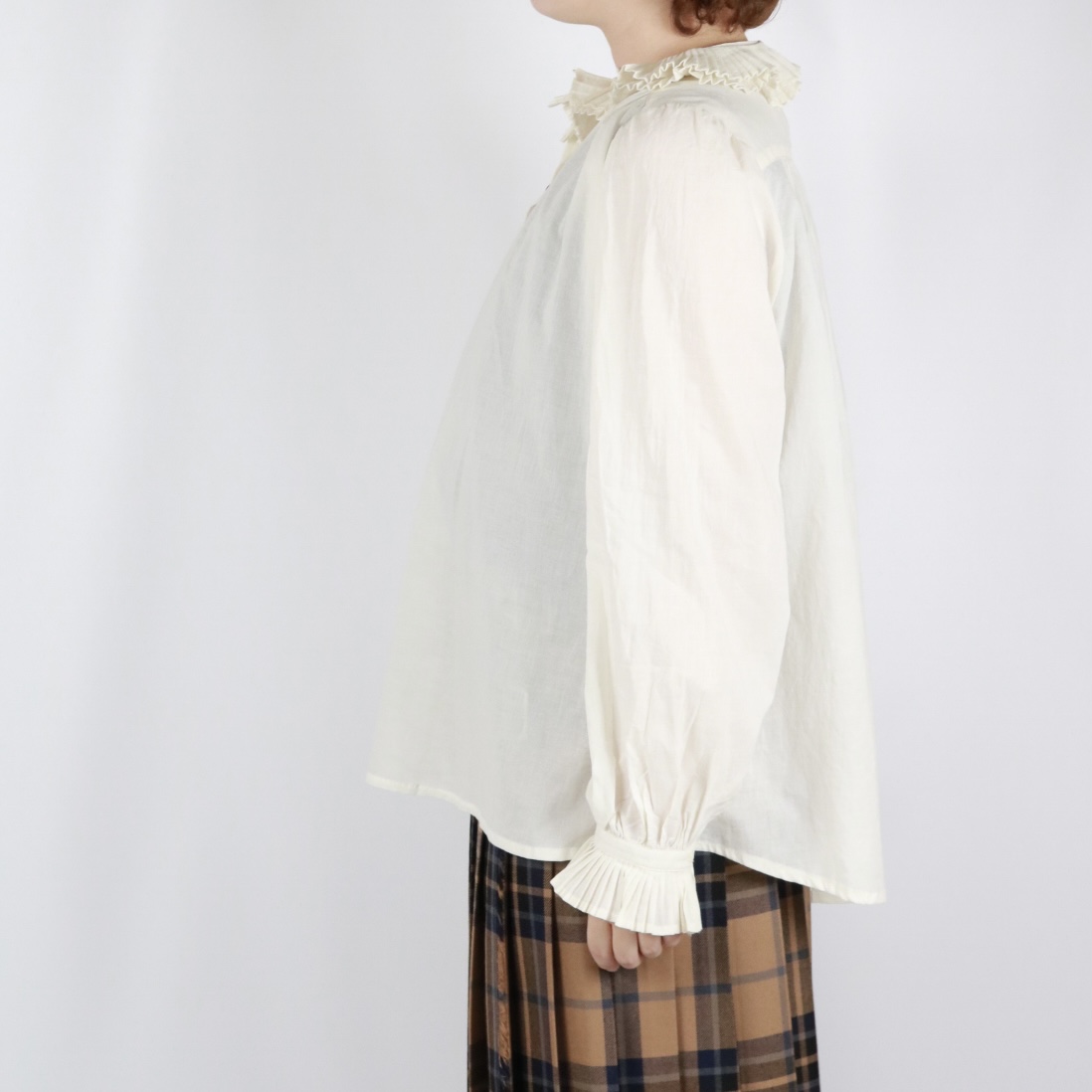 画像22: PONT DE CHALONS 付け衿フリルブラウス 2色 (22)
