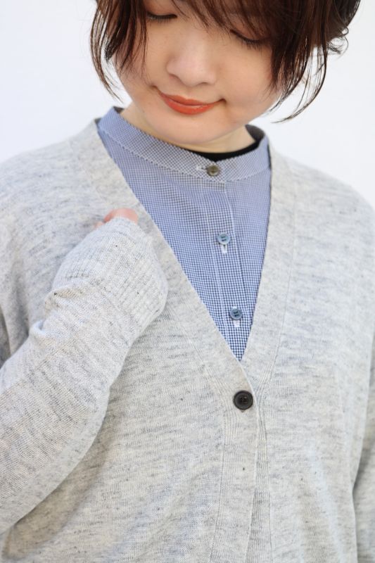 soil V-NECK BUTTON CARDIGAN 3色 - toritoRu